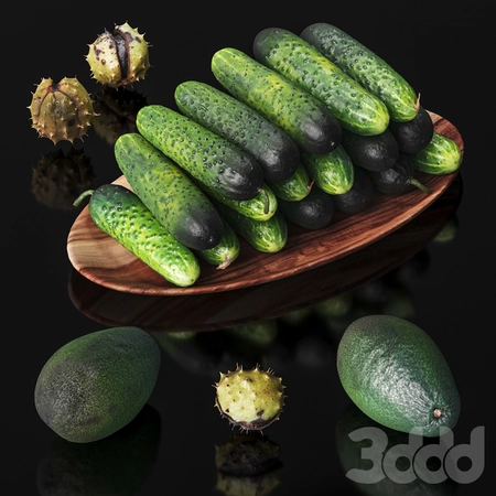 һ��ţ�͹������Ӻ����ʻƹ�3Dģ��