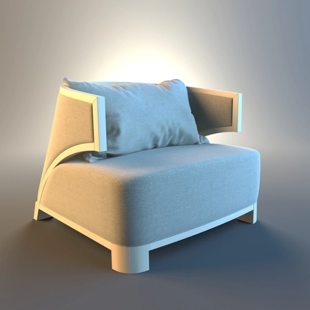 ��ʽԭľ���ⵥ��ɳ��������3Dģ��